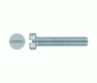 DIN-84 [CP] Tornillo ranurado, cabeza cilíndrica, 4.8. Zincado